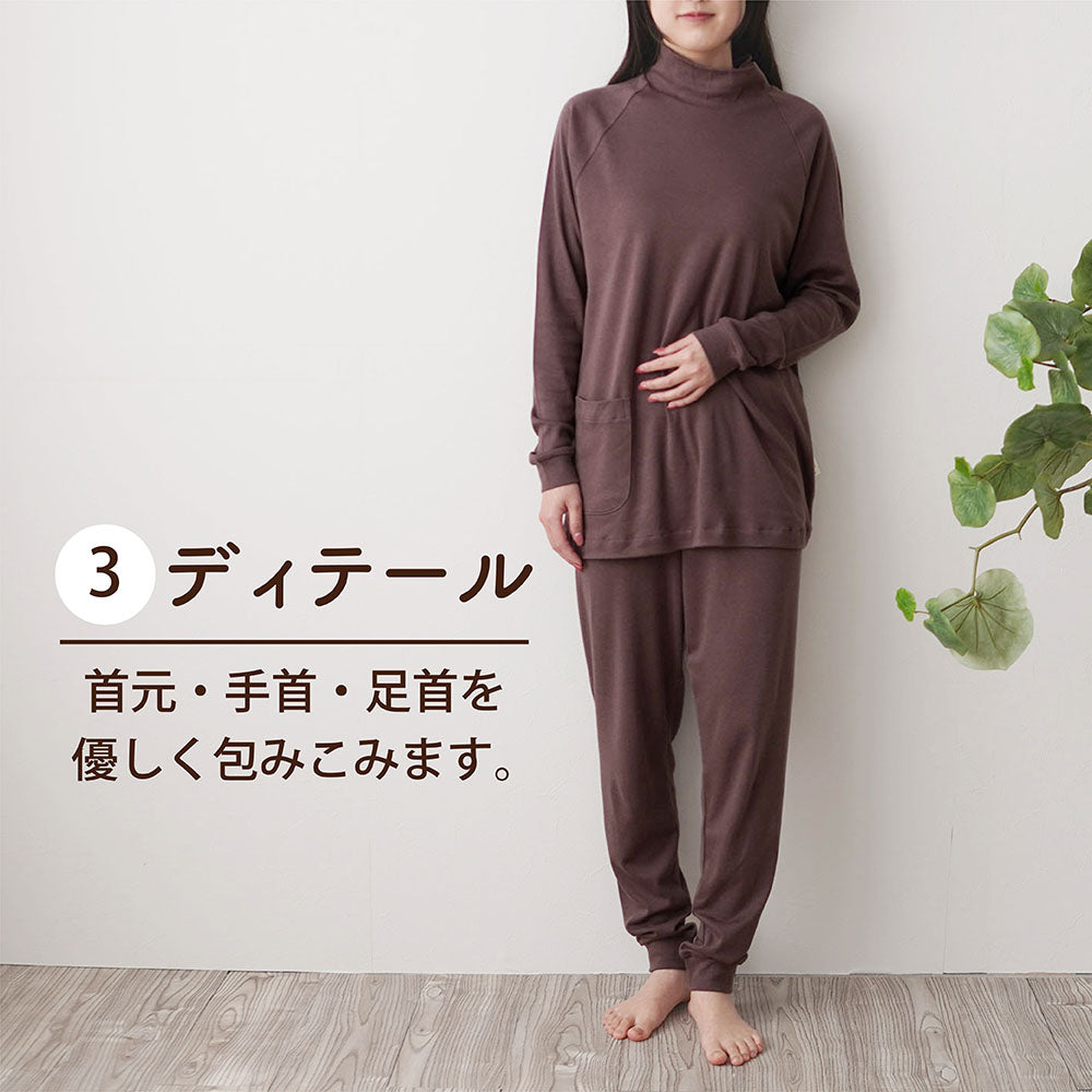 レディースパジャマ/スムースニット/プルオーバータイプ