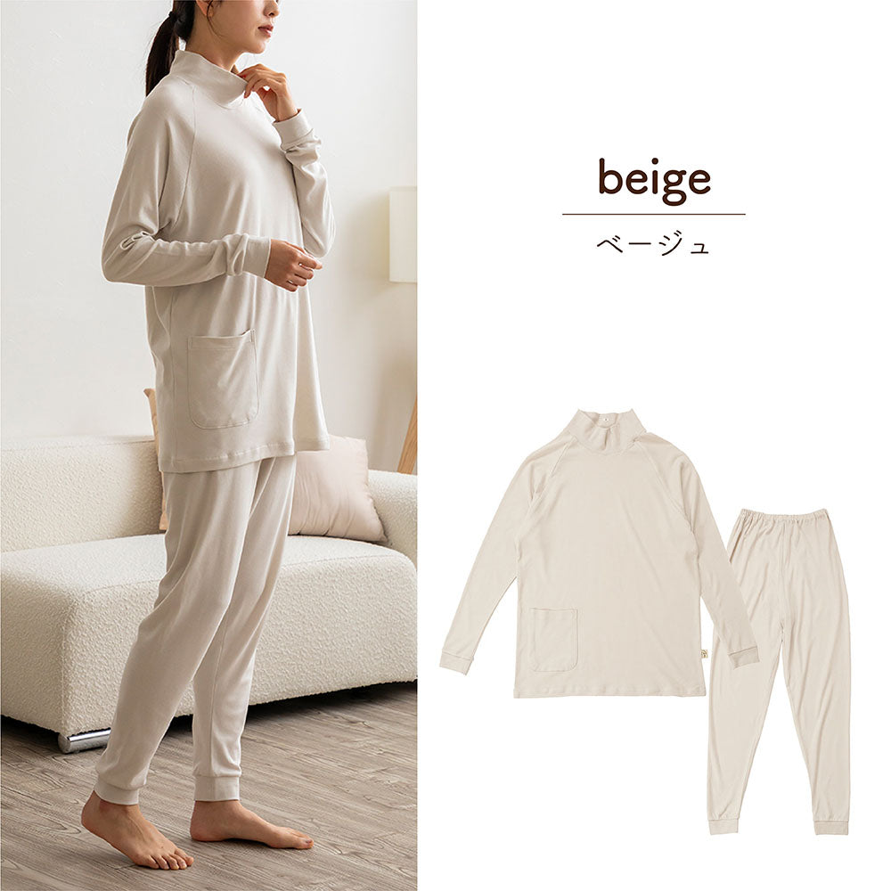 レディースパジャマ/スムースニット/プルオーバータイプ