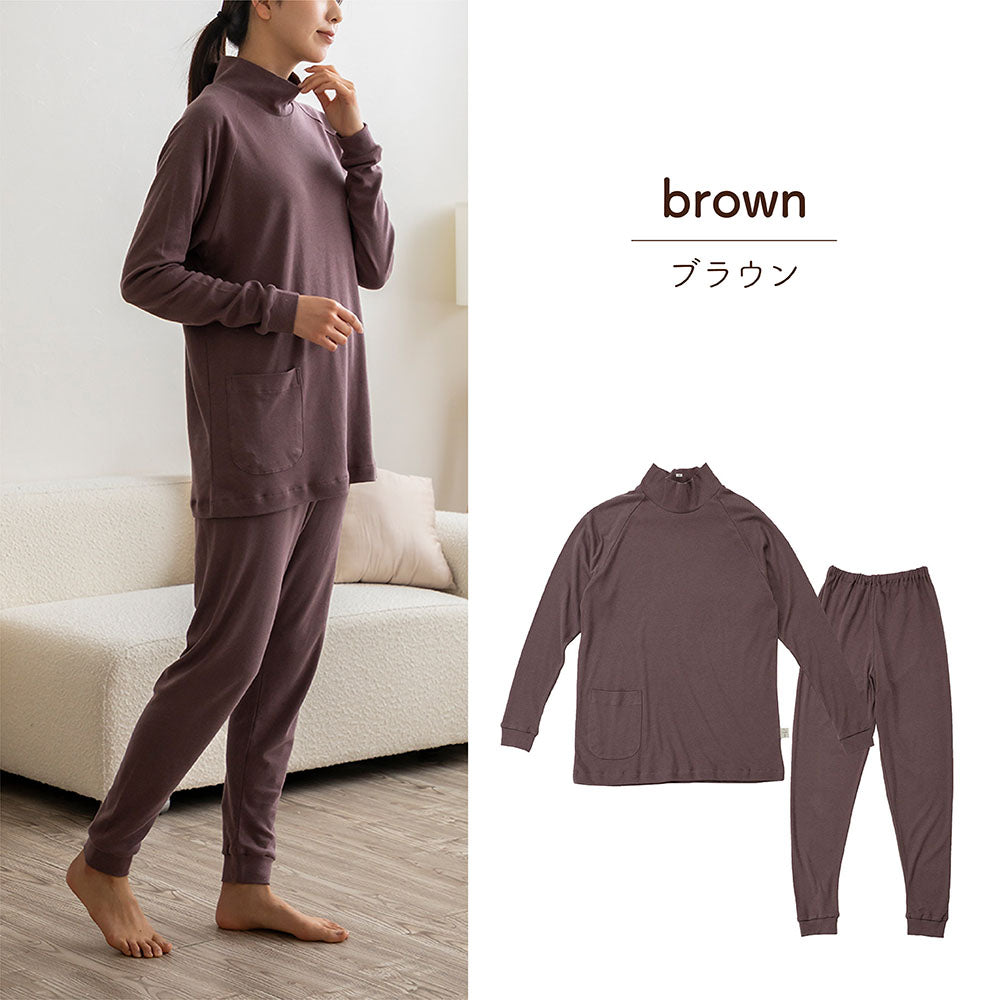 レディースパジャマ/スムースニット/プルオーバータイプ
