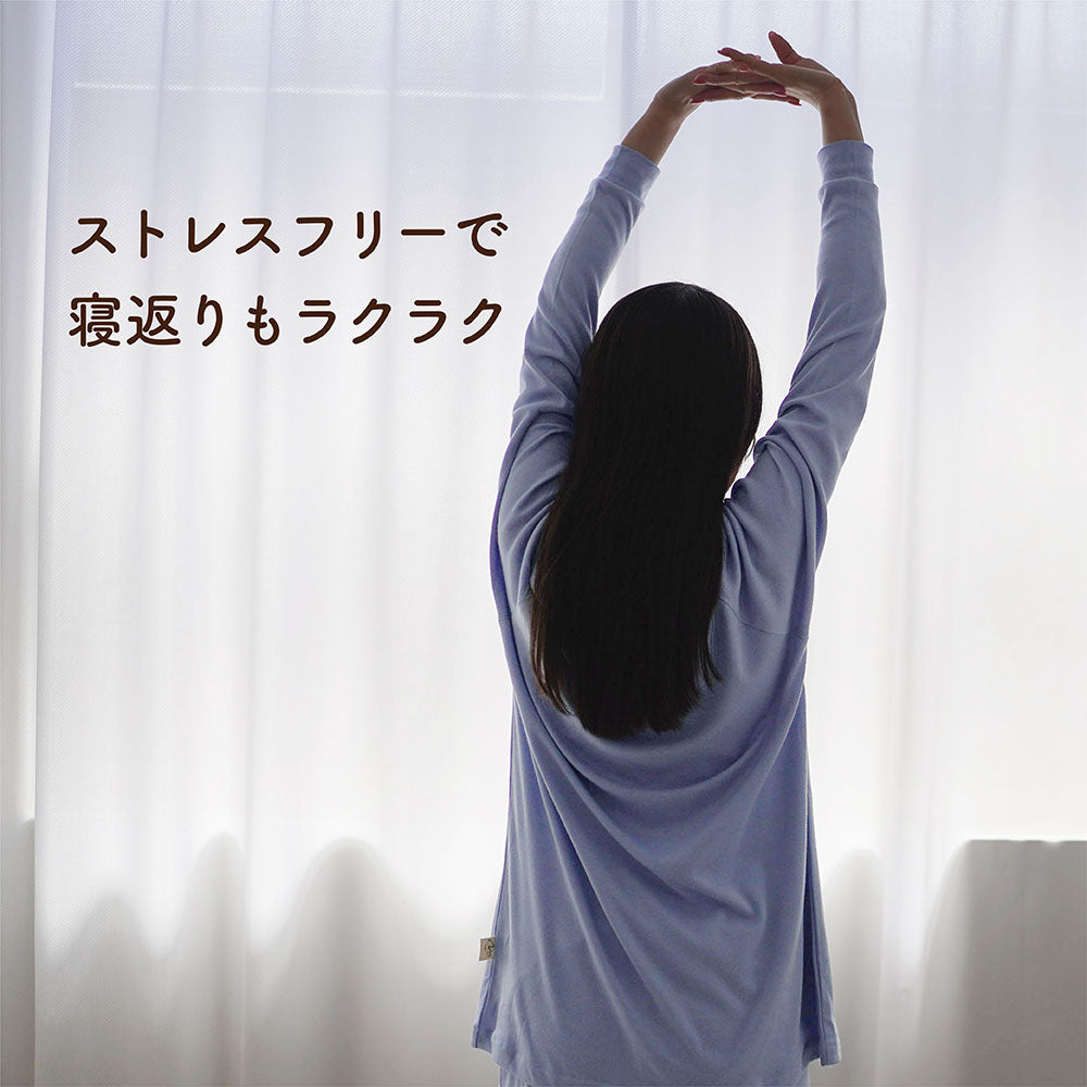 レディースパジャマ/スムースニット/プルオーバータイプ