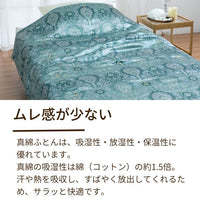 真綿掛けふとん・肌掛けふとん/京都丹後手引き