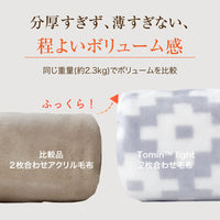 2枚合わせ毛布