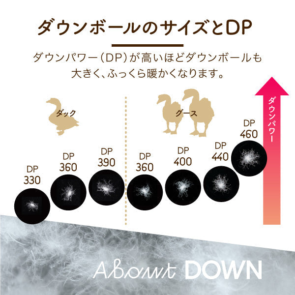 羽毛掛けふとん/ダックダウン/抗ウイルス加工生地