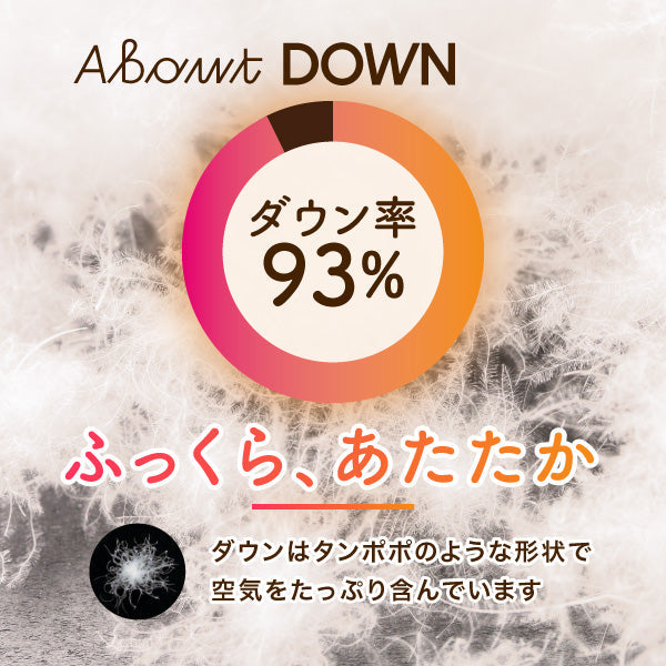 羽毛肌掛けふとん/グースダウン93%