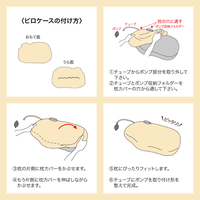 首と肩に寄りそう枕専用ピローケース