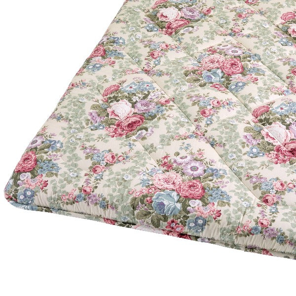 合繊 羊毛敷きふとん フランスウール 3層構造 ダブルロング 140×210cm