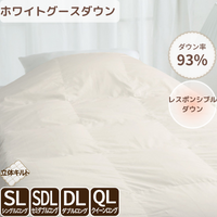 ロマンス小杉 羽毛肌掛けふとん グースダウン93％ 夏用掛けふとん ダウンケット 日本製 綿100% シングル ダブル セミダブル クイーン