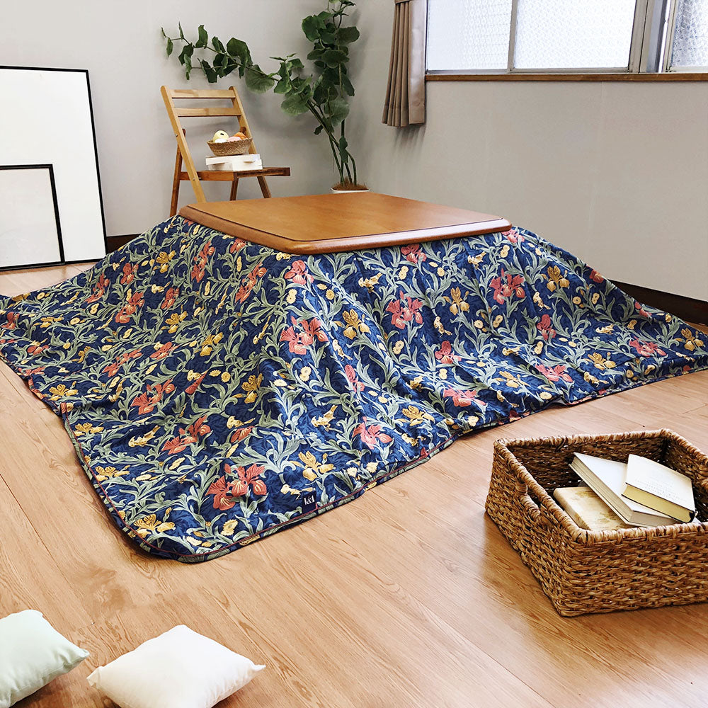 正規代理店 V&A ロマンス小杉 こたつカバー （正方形～特大長方形 アイリス 小物入れ