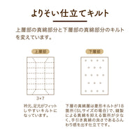真綿入羽毛掛けふとん/ダウン93％
